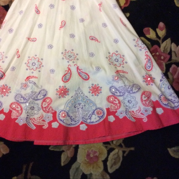 Red white and blue halter top dress - Picture 3 of 4